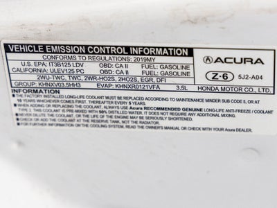 2019 Acura TLX 3.5L Technology Pkg