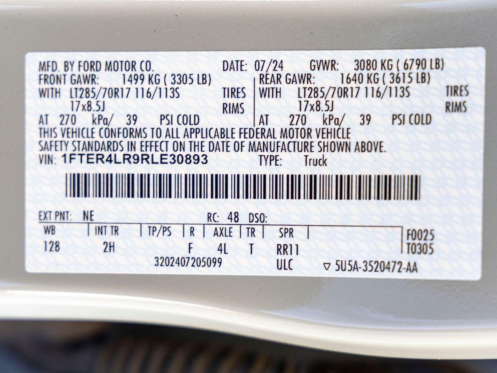 2024 Ford Ranger Raptor