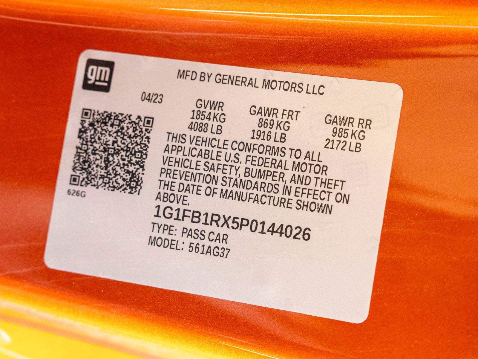 2023 Chevrolet Camaro 1LS