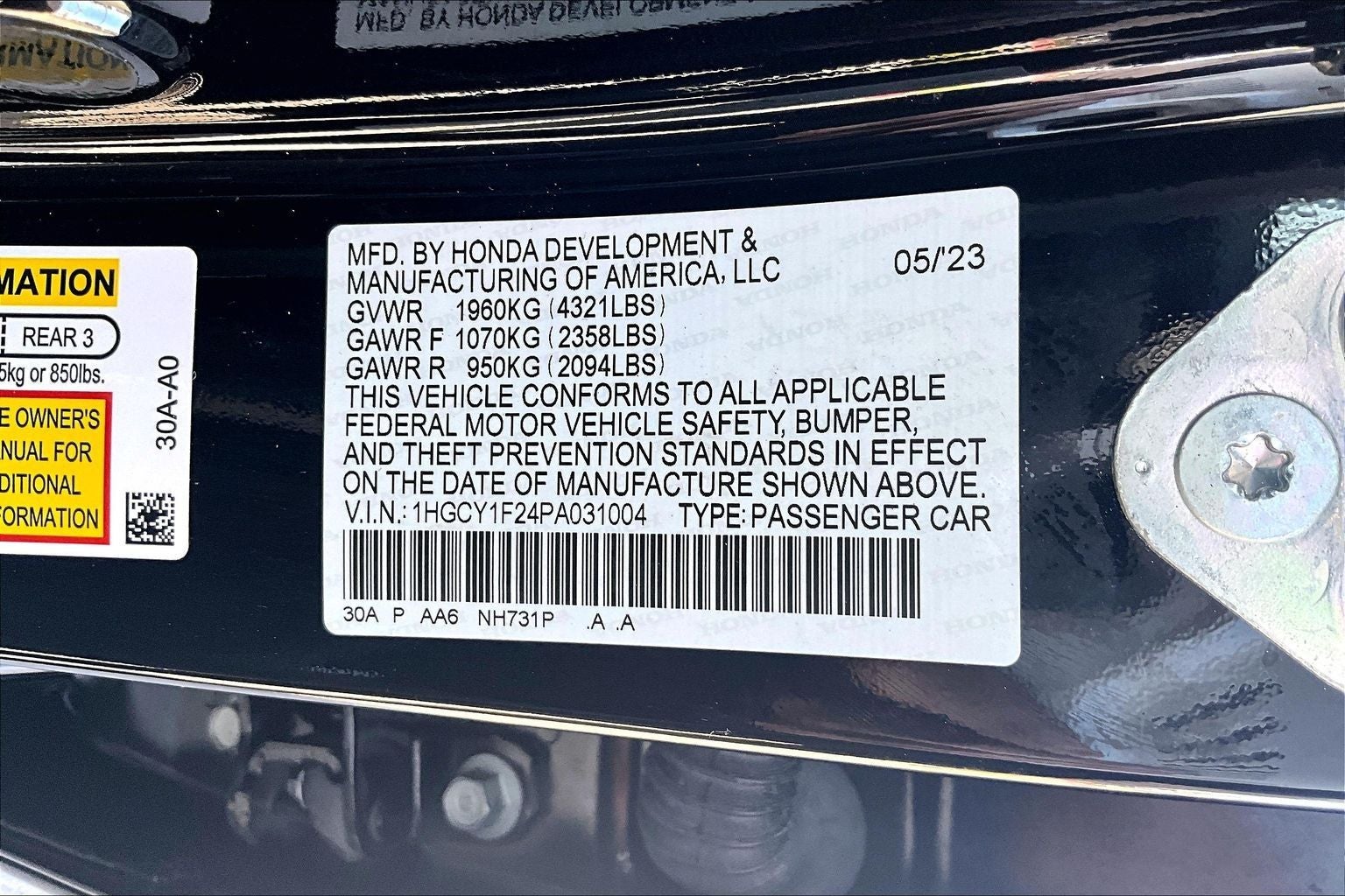 2023 Honda Accord LX