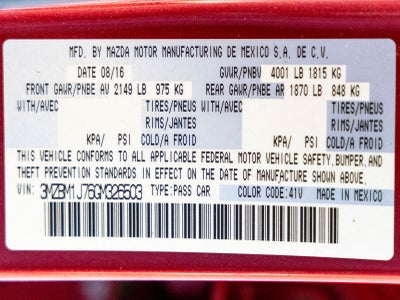 2016 Mazda Mazda3 i Sport