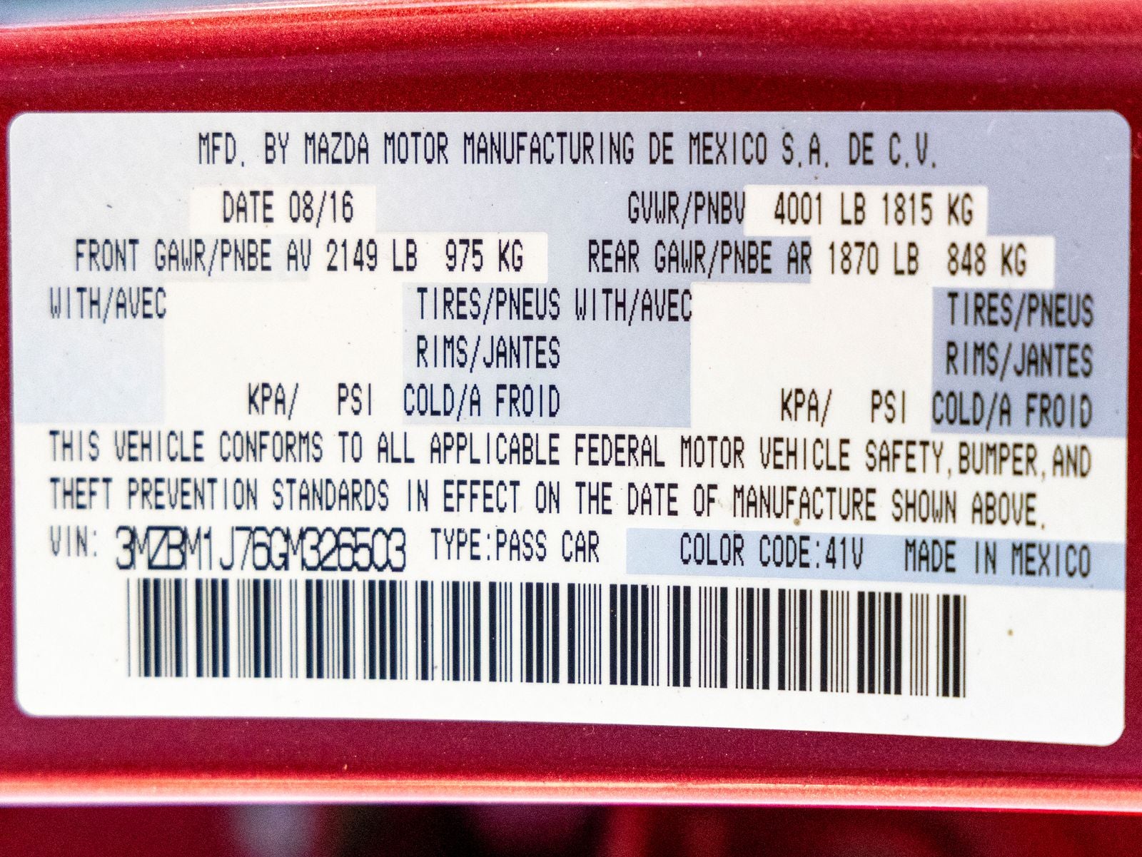 2016 Mazda Mazda3 i Sport