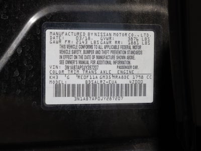 2018 Nissan Sentra SR