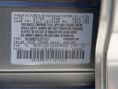 2020 Nissan Sentra SV
