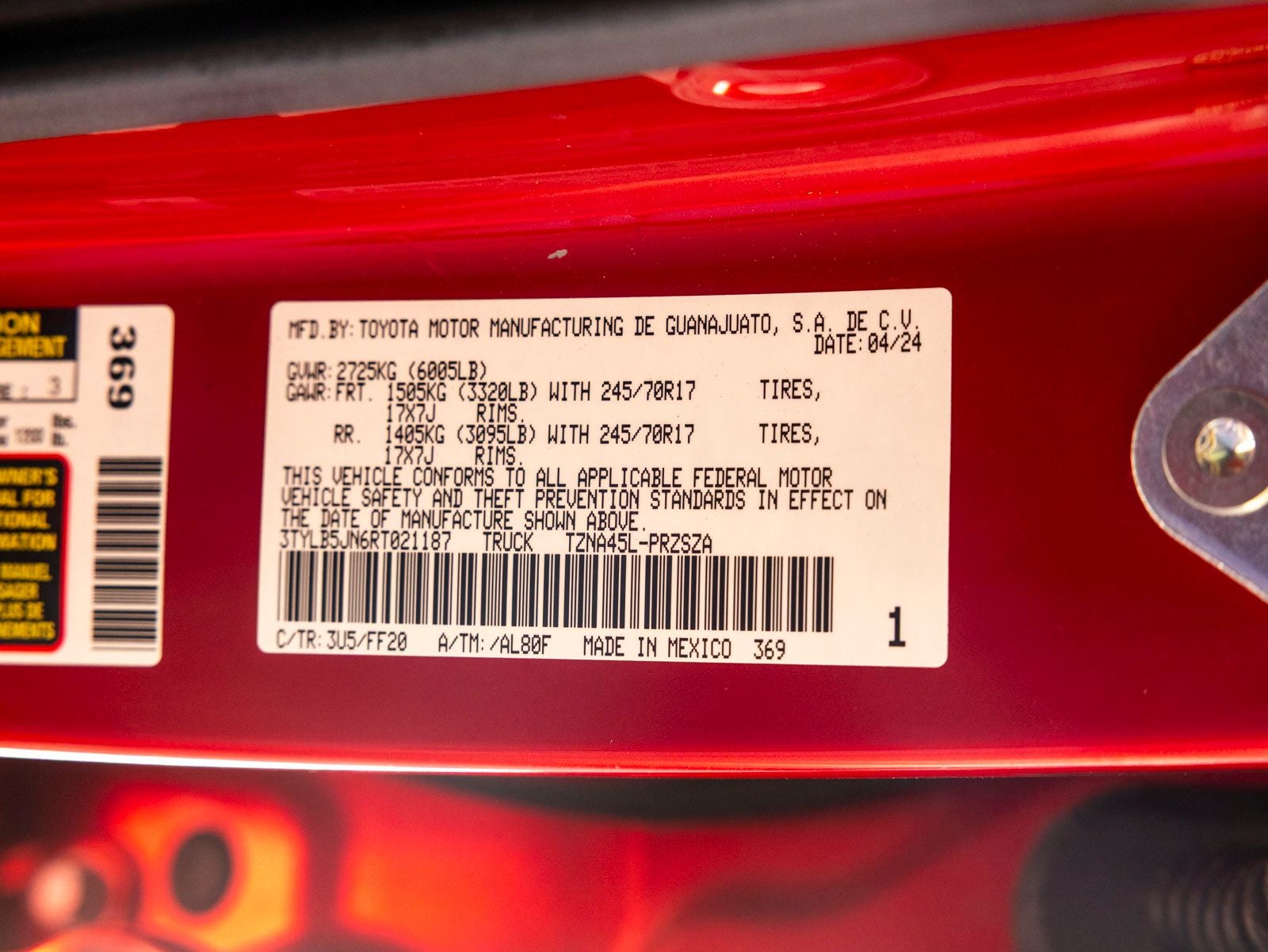 2024 Toyota Tacoma Base