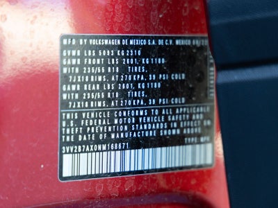 2022 Volkswagen Tiguan 2.0T SE