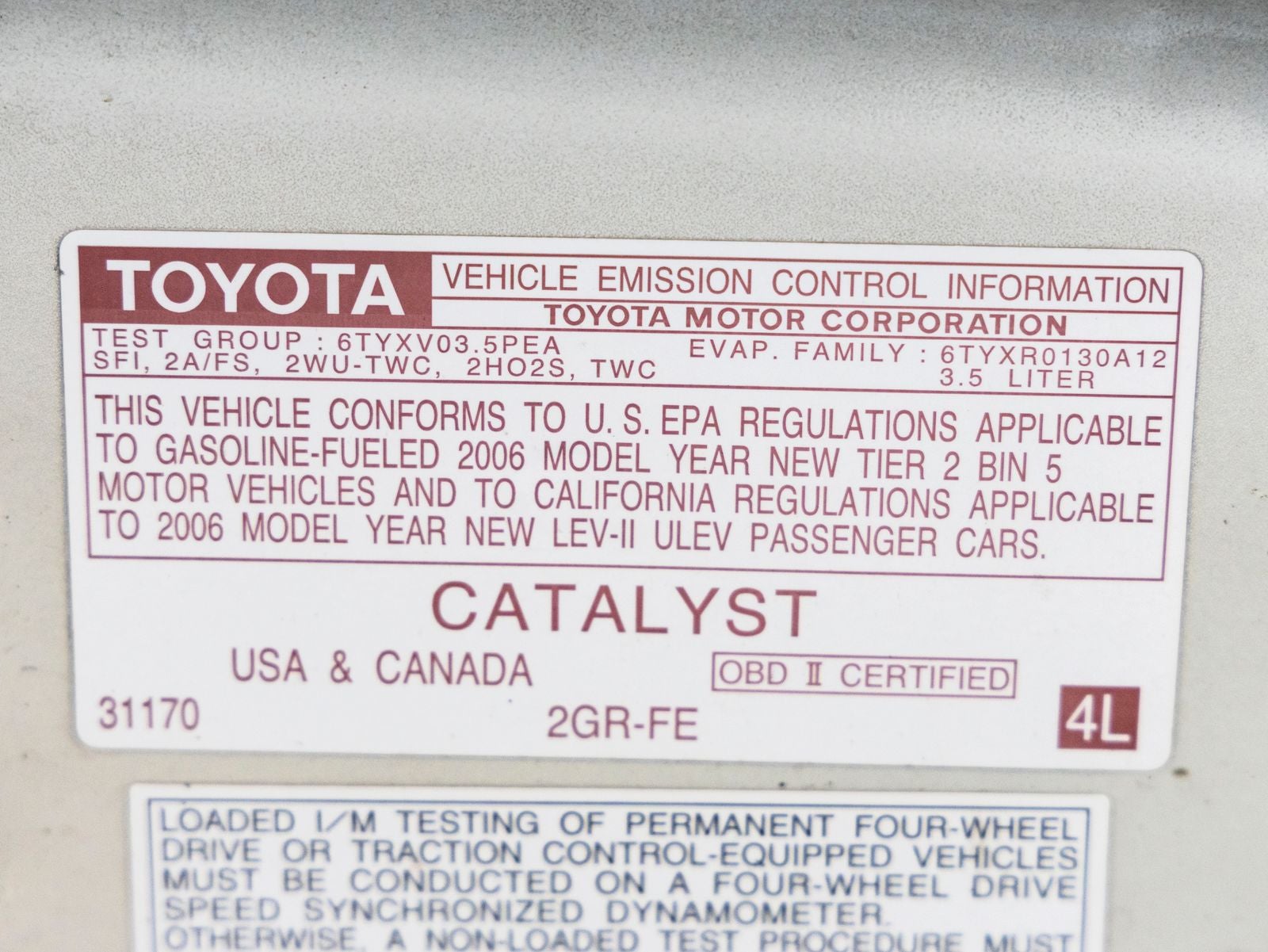 2006 Toyota Avalon Limited