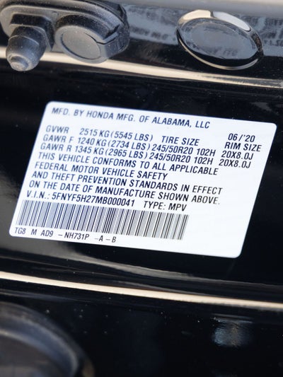 2021 Honda Pilot Special Edition
