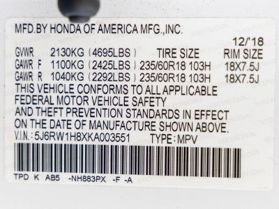 2019 Honda CR-V EX-L