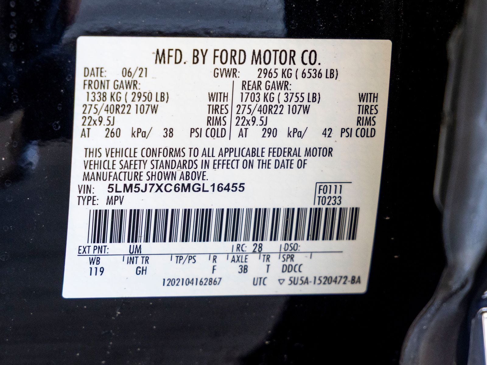 2021 Lincoln Aviator Reserve Premium