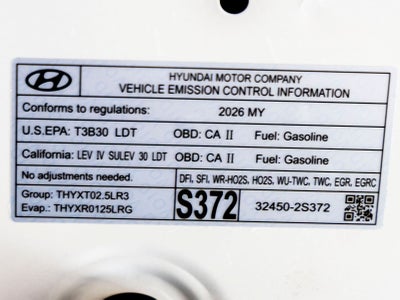 2026 Hyundai TUCSON SE