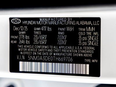 2026 Hyundai TUCSON SE