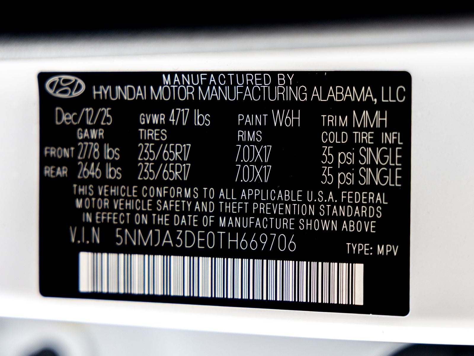 2026 Hyundai TUCSON SE