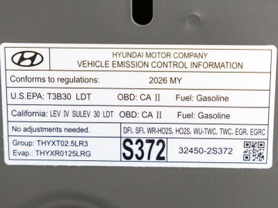 2026 Hyundai TUCSON SE