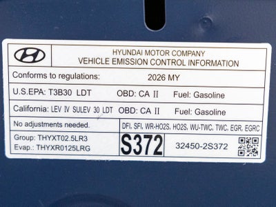 2026 Hyundai TUCSON SE