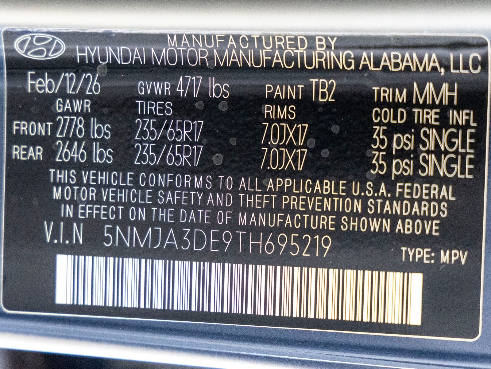 2026 Hyundai TUCSON SE