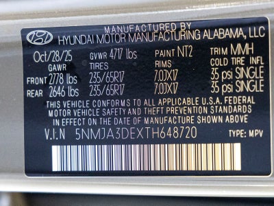 2026 Hyundai TUCSON SE