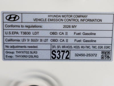2026 Hyundai TUCSON SEL