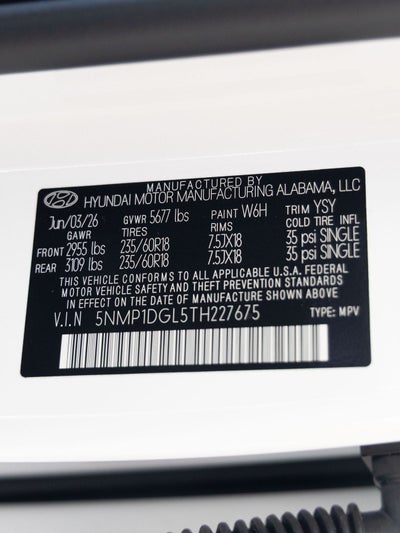 2026 Hyundai SANTA FE SE