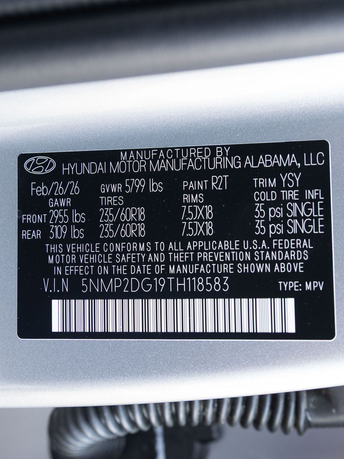 2026 Hyundai SANTA FE HYBRID SEL