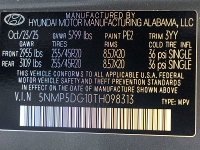 2026 Hyundai SANTA FE HYBRID Calligraphy