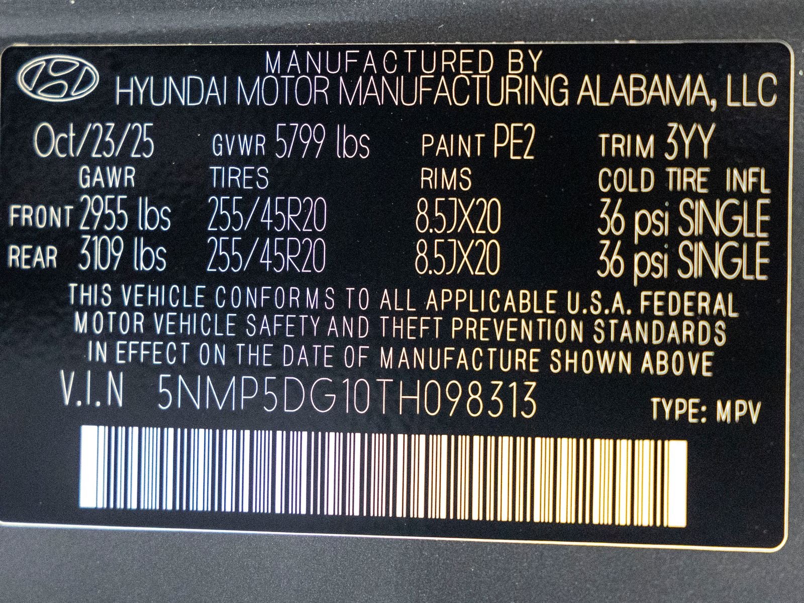 2026 Hyundai SANTA FE HYBRID Calligraphy