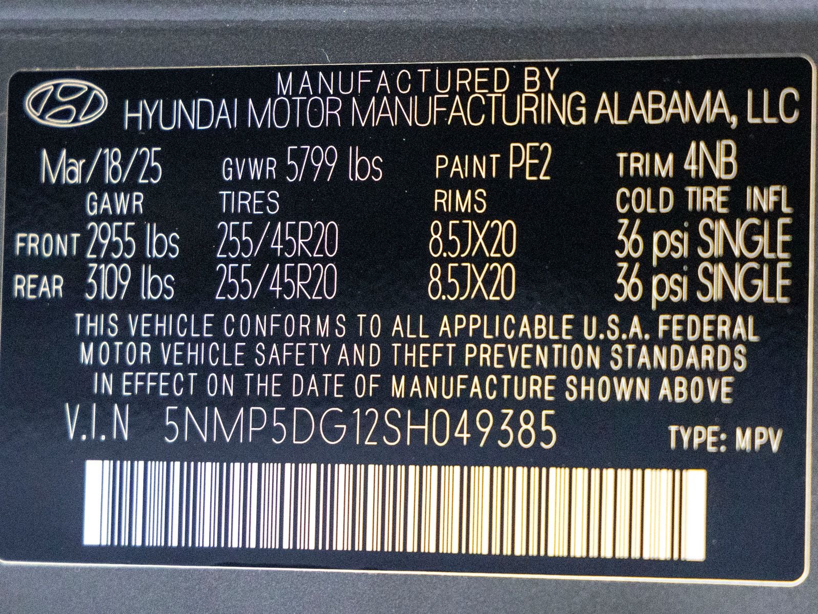 2025 Hyundai SANTA FE HYBRID Calligraphy