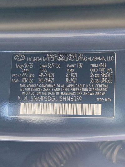 2025 Hyundai SANTA FE Calligraphy