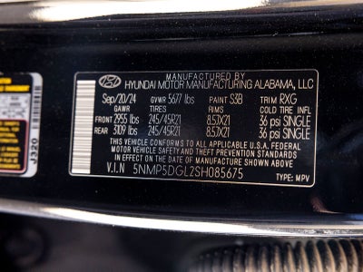 2025 Hyundai SANTA FE Calligraphy