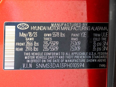 2023 Hyundai SANTA FE HYBRID SEL Premium