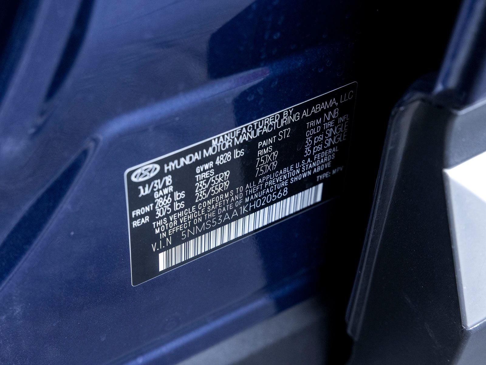 2019 Hyundai SANTA FE Ultimate