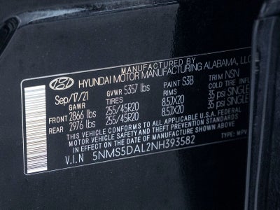 2022 Hyundai SANTA FE Calligraphy