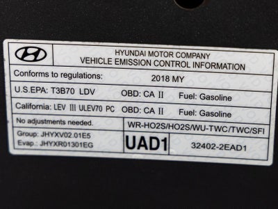 2018 Hyundai ELANTRA Value Edition