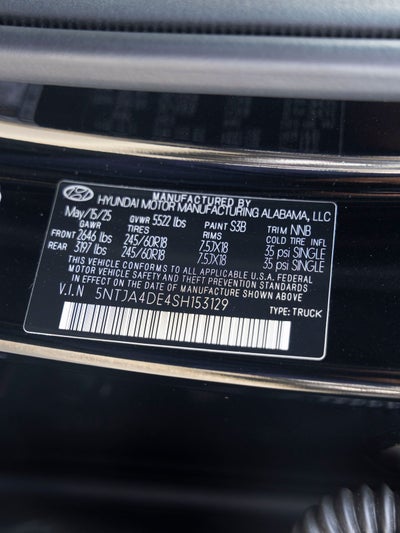 2025 Hyundai SANTA CRUZ SE