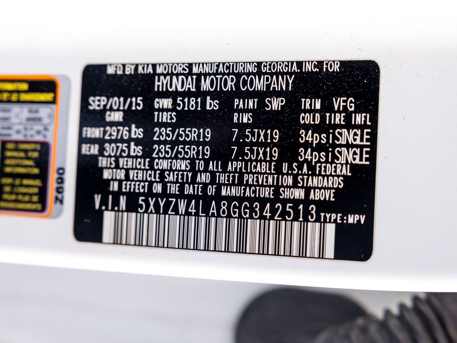 2016 Hyundai SANTA FE SPORT 2.0T