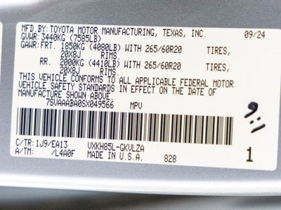 2025 Toyota Sequoia Limited