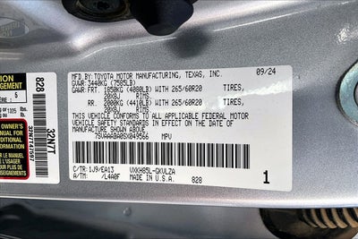 2025 Toyota Sequoia Limited