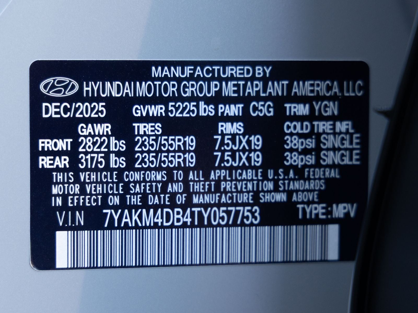 2026 Hyundai IONIQ 5 SE Standard Range