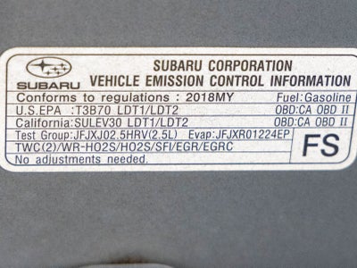 2018 Subaru Forester 2.5i Touring