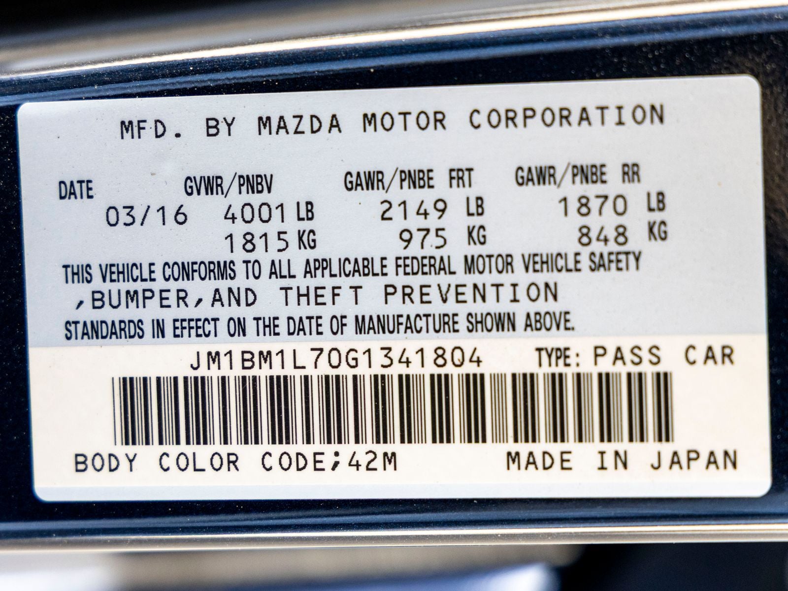 2016 Mazda Mazda3 i Touring