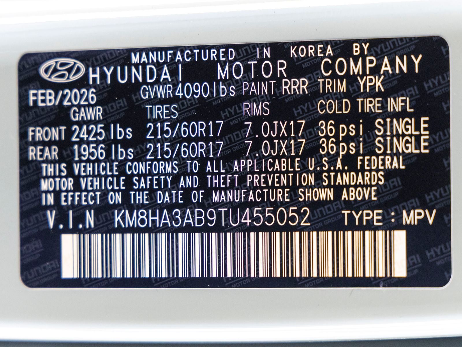 2026 Hyundai KONA SE