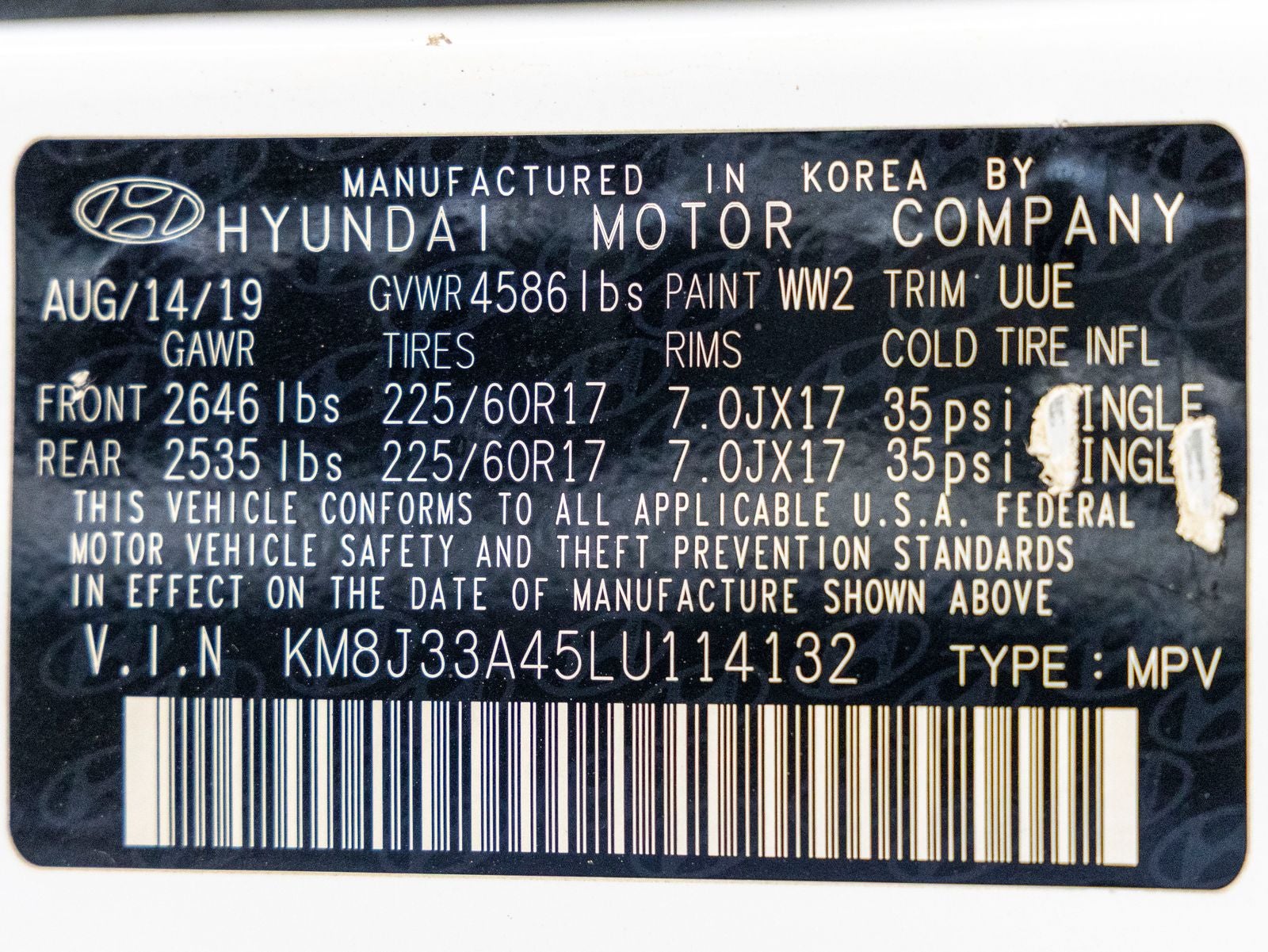 2020 Hyundai TUCSON Value