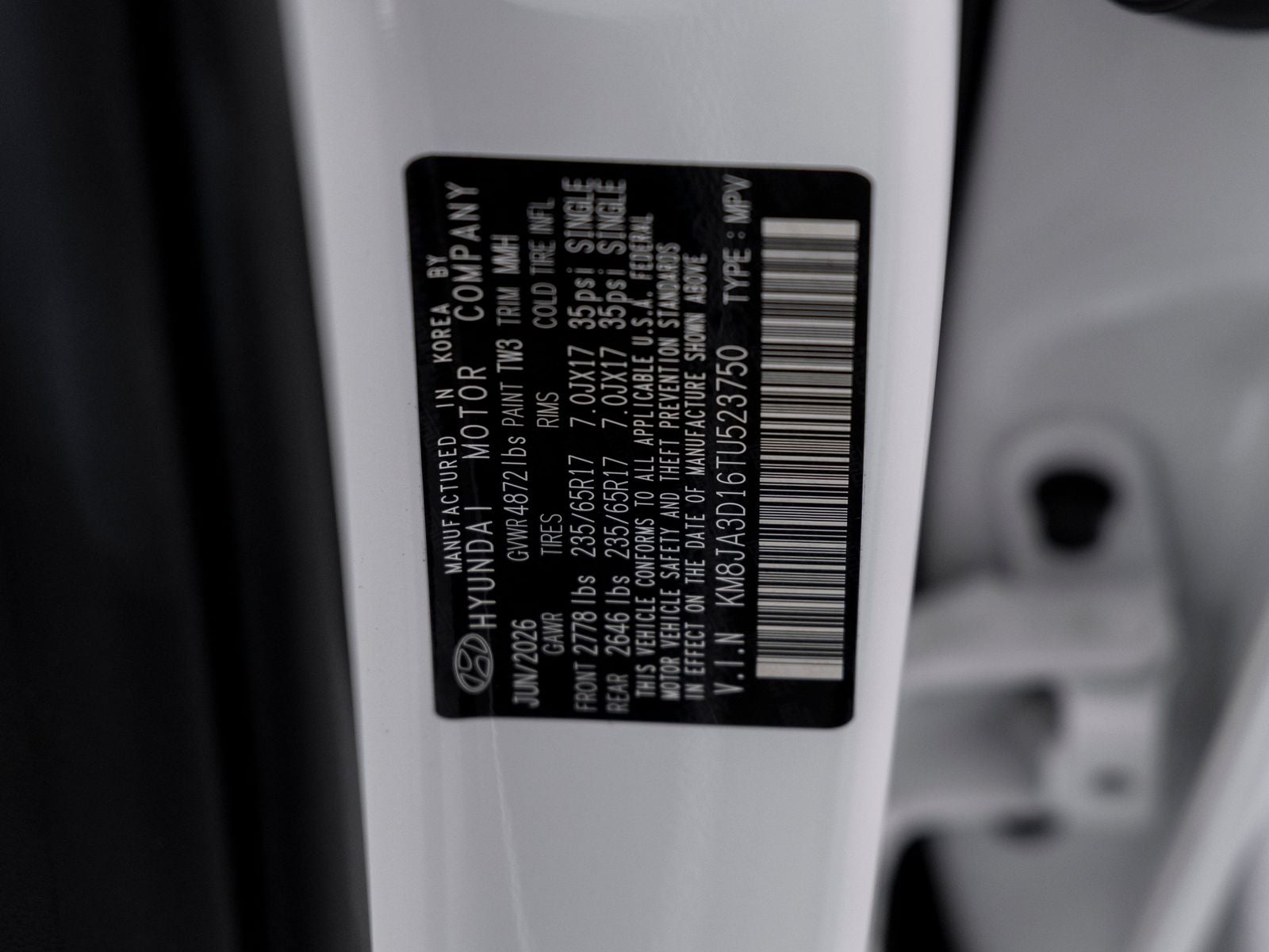 2026 Hyundai TUCSON HYBRID SE