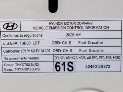 2026 Hyundai TUCSON SE