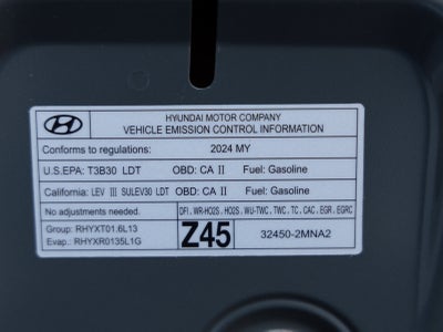 2024 Hyundai TUCSON HYBRID Blue