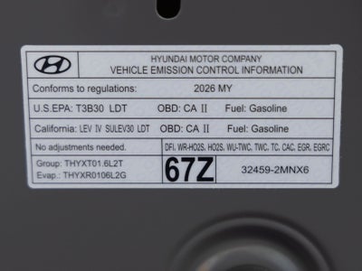 2026 Hyundai TUCSON PLUG-IN HYBRID SEL