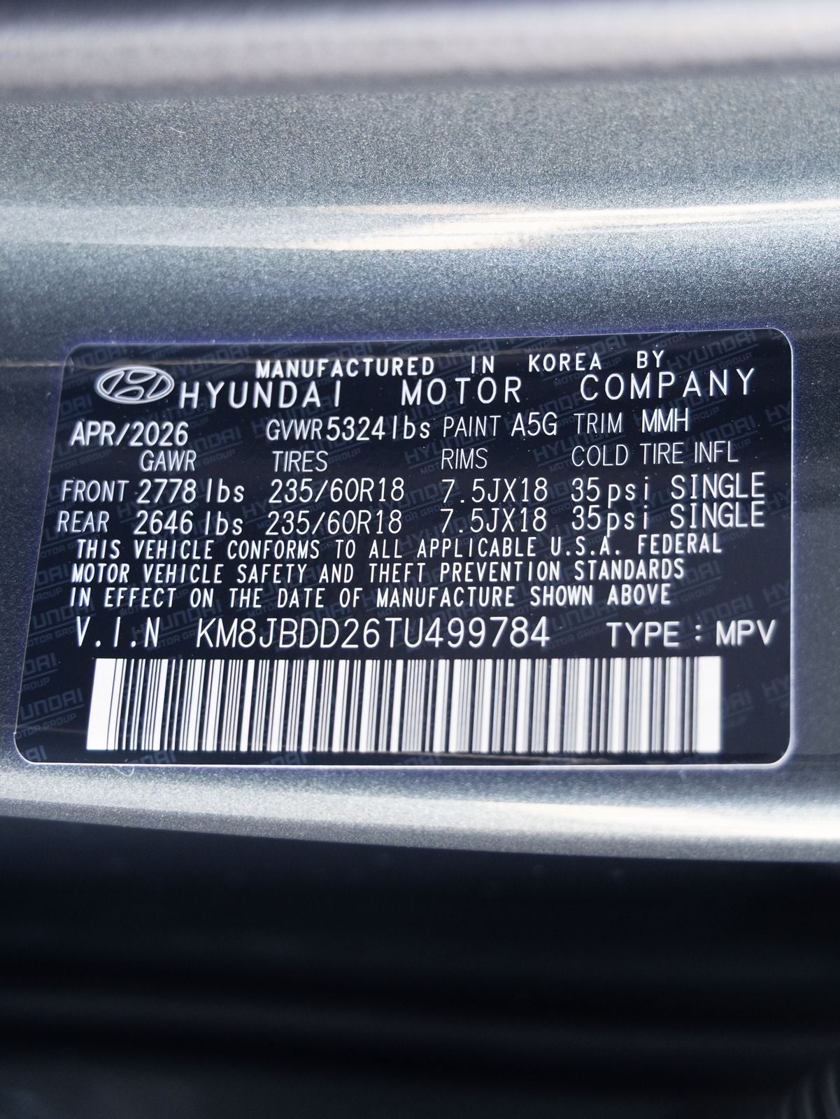 2026 Hyundai TUCSON PLUG-IN HYBRID SEL