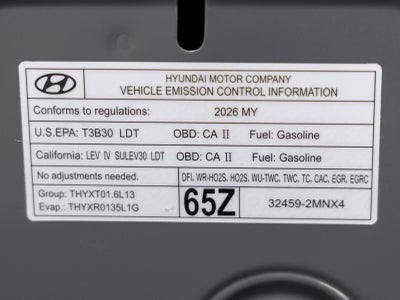2026 Hyundai TUCSON HYBRID SEL Convenience