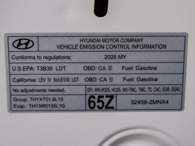 2026 Hyundai TUCSON HYBRID SEL Convenience
