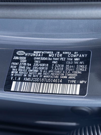 2026 Hyundai TUCSON HYBRID SEL Convenience